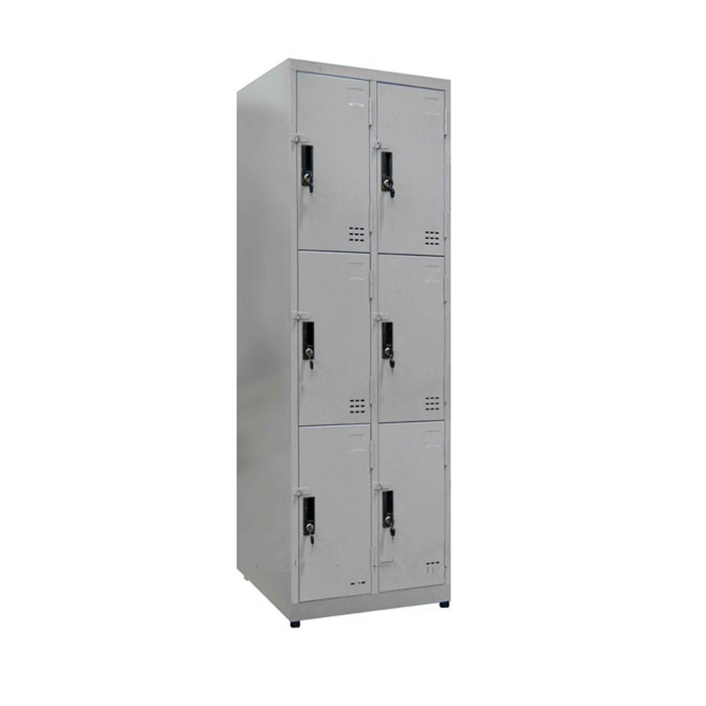 Tủ locker 6 ngăn 2 khoang 6C2K