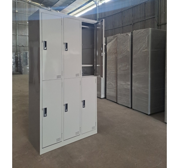 Mẫu tủ locker 6 ngăn 6c3k